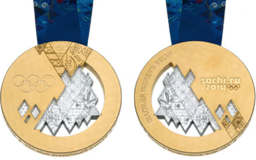 Медаль Игр 2014 года в Сочи. Фото Olympics