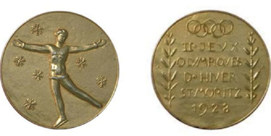 Медаль Игр 1928 года в Санкт-Морице. Фото Olympics