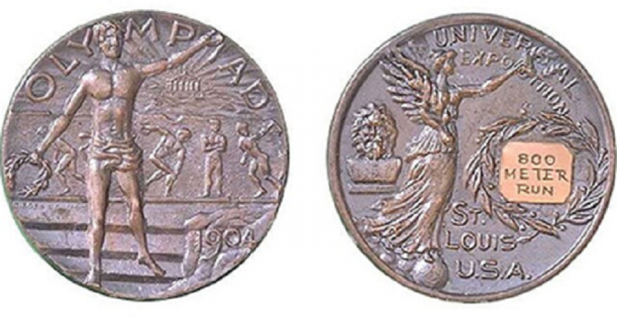 Медаль Игр 1904 года в Сент-Луисе. Фото Olympics
