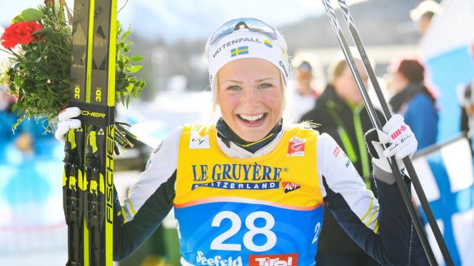 Фрида Карлссон - победительница гонки