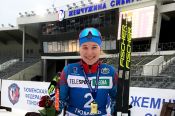 Анастасия Гришина замкнула десятку сильнейших в спринте на этапе юниорского Кубка IBU