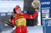 Наталья Непряева стала первой россиянкой, победившей в общем зачете многодневки "Тур де Ски"