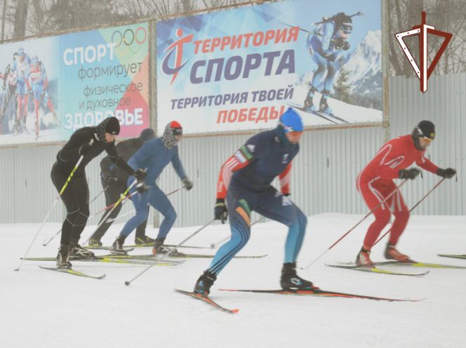 В Барнауле определили сильнейшие лыжные команды Росгвардии