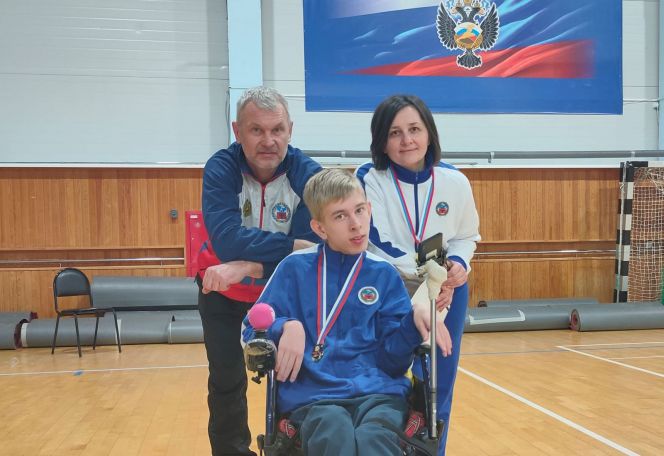 Егор Лосев выиграл золото первенства России по бочча (спорт лиц с ПОДА)