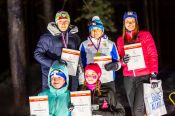 89 лыжников-любителей вышли в Барнауле на старт традиционной "Ночной гонки" спортивного клуба Yolochka
