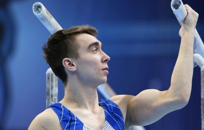 Барнаульский спортсмен Сергей Найдин, один из лидеров мужской гимнастики России  