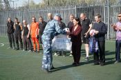 В ИК-3 УФСИН России по Алтайскому краю состоялось открытие футбольного поля с искусственным покрытием 