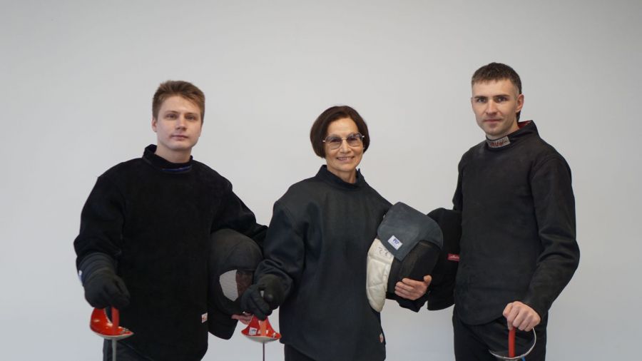 Игорь Крысин, Александра Кузмина и Евгений Сазонов. Фото предоставлены ЦФ "Sabre"