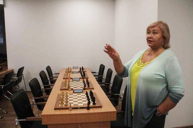 Директор краевого шахматного клуба Марина Науаева. Фото: Ярослав Махначёв