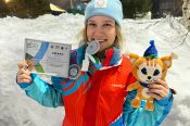 Мария Травиничева: "Приятно, что выиграла в роли капитана команды сноубордистов Сибири!" 