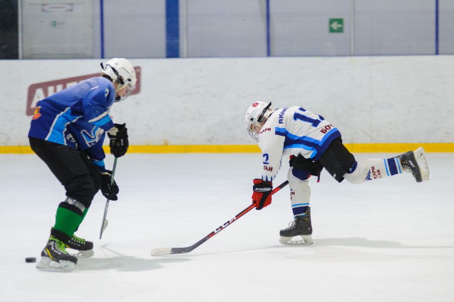 Хоккей в Бочкарях. Фото: Дмитрий Лямзин