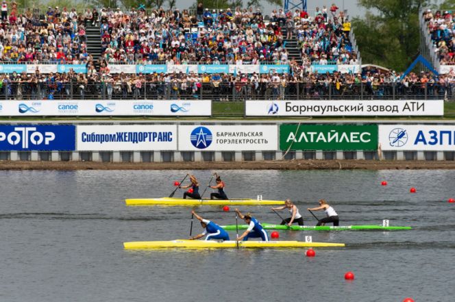 Этап Кубка мира по гребле в Барнауле. Фото: Дмитрий Лямзин