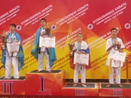 Данил Васянин и Алина Чухлова – бронзовые призёры II детско-юношеского чемпионата мира по киокушинкай каратэ.