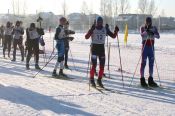 В Заринске прошли соревнования регионального управления МЧС России по лыжным гонкам