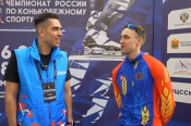 После первого дня чемпионата России Виктор Муштаков занимает в спринтерском многоборье второе место