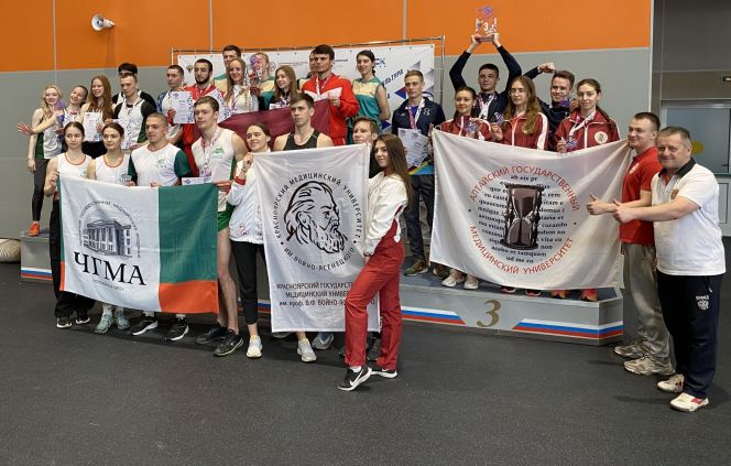 В финале Всероссийского Фестиваля спорта студенты АГМУ победили в двух номинациях