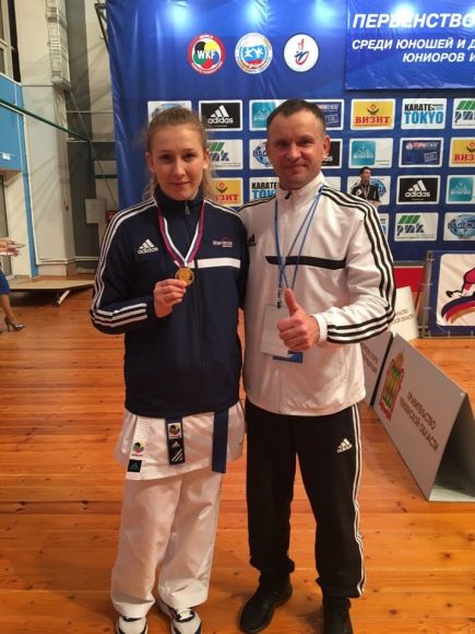 Татьяна Опарина – победитель, Руслан Арабский – бронзовый призёр первенства России по каратэ WKF.