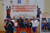 Алтайские гиревики - победители и призёры первенства России среди ветеранов.