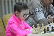Самый младший участник шахматного турнира олимпиады городов – Арина Борисова из Камня-на-Оби