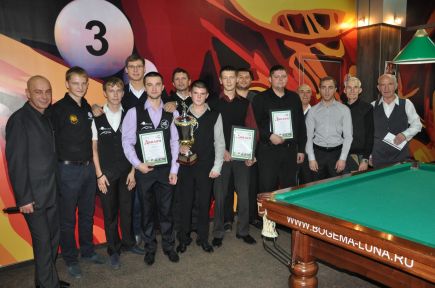 В Барнауле прошёл осенний тур командного турнира с гандикапом на Кубок Федерации бильярдного спорта Алтая. 