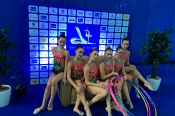 Алтайские гимнастки стали шестыми на чемпионате России в групповых упражнениях