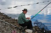 15 июня. Заточная протока. Соревнования по ловле рыбы поплавной удочкой среди госслужащих Алтая.