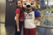Татьяна Рахметова из Михайловского в этом году работала волонтёром на одной из площадок Чемпионата мира по футболу в Екатеринбурге