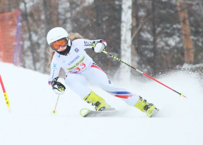 Воспитанница СШОР «Горные лыжи» Софья Назаренко