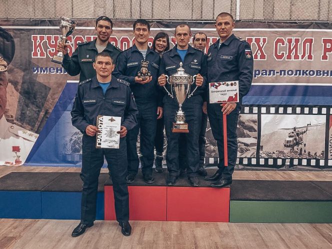 Алтайские гиревики на этапе Кубка Вооружённых Сил