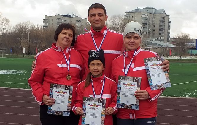 На фото: семья Ворониных примет участие во всероссийском этапе ГТО в Сочи