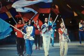 Сергей Каменский пронёс флаг России на церемонии закрытия II Европейских игр в Минске