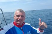 Барнаульский пловец Олег Чекушкин принял участие в заплыве между островами Сахалин и Хоккайдо