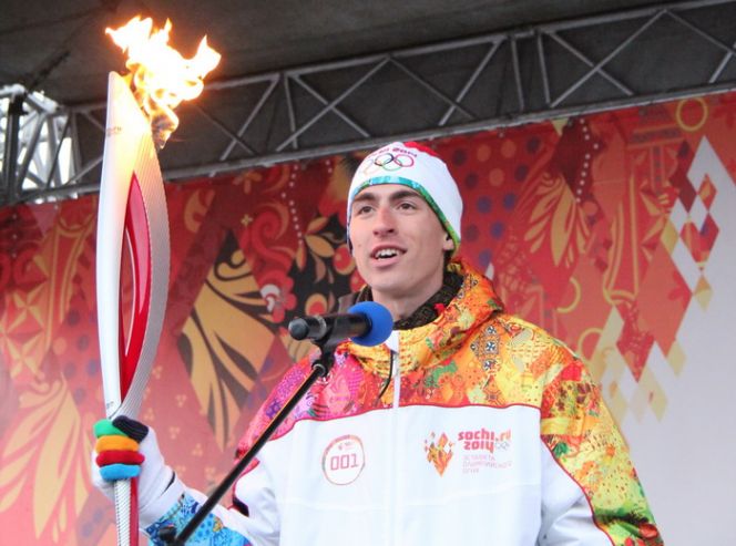 Олимпийский огонь прибыл в Барнаул