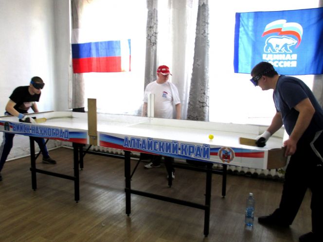 В Бийске состоялся Открытый кубок Алтайского края по настольному теннису для людей с нарушением зрения