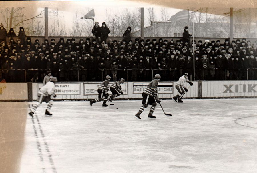 1989 год. Матч со сборной ветеранов СССР.