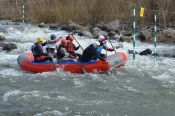 На реке Лосиха состоялись лично-командные соревнования на открытой воде "Лосиные игры 2014».