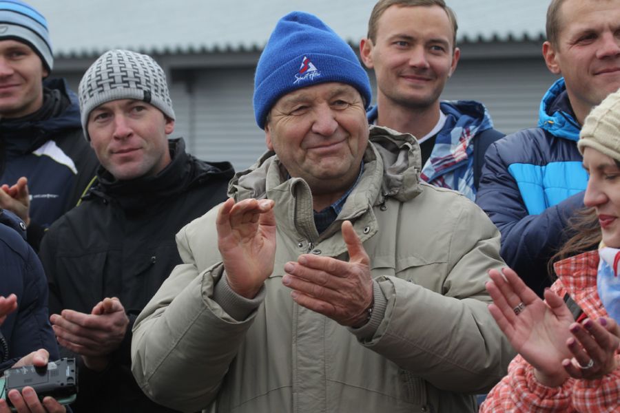 Виктор Гостяев на открытии нового спорткомплекса на гребном канале 