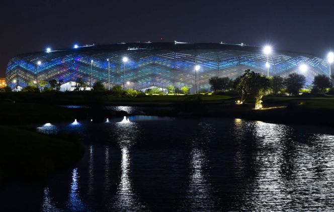 Стадион ЧМ-2022 в Дохе. Фото: EPA-EFE/NOUSHAD THEKKAYIL