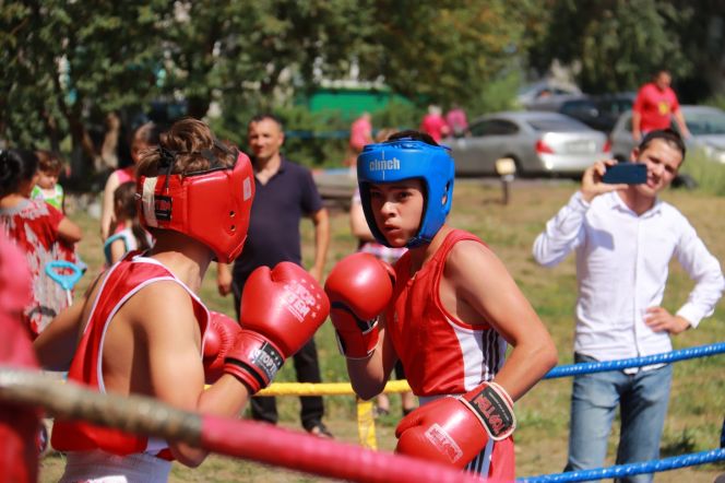 В День физкультурника в Бийске прошел мастер-класс по боксу
