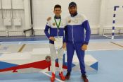 Саблист КСШОР Никита Лимков стал бронзовым призером первенства Сибири среди юниоров