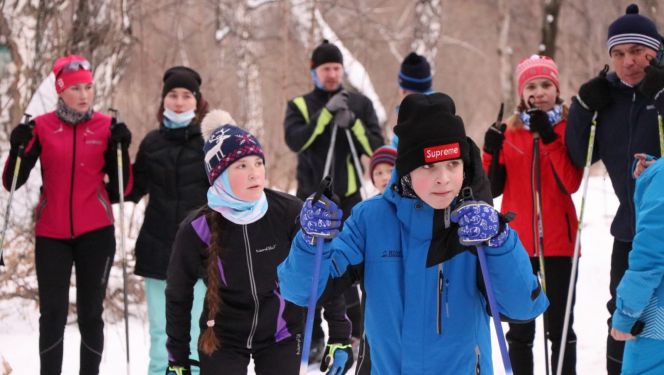 В двух парках Барнаула официально открыта «Народная лыжня»