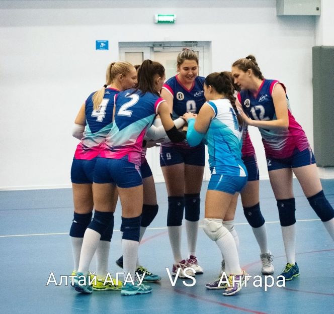 Волейболистки «Алтая-АГАУ» в заключительном матче в Ангарске в трех сетах обыграли хозяек площадки 