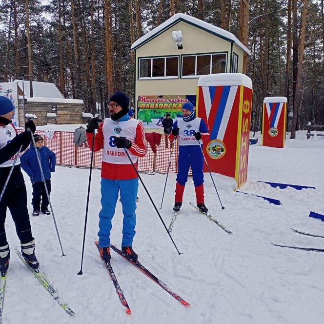В Павловске прошли районные соревнования "Народная лыжня"