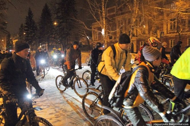 Заезд "Велосветлячки" в рамках всемирной акции "Час Земли" состоится в Барнауле 27 марта