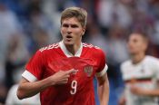 Евро-2020: Александр Соболев принес победу сборной России в контрольном матче с Болгарией