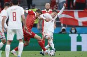 Россия крупно проиграла Дании и покинула Евро-2020. Александр Соболев вышел на замену и заработал пенальти (видео)