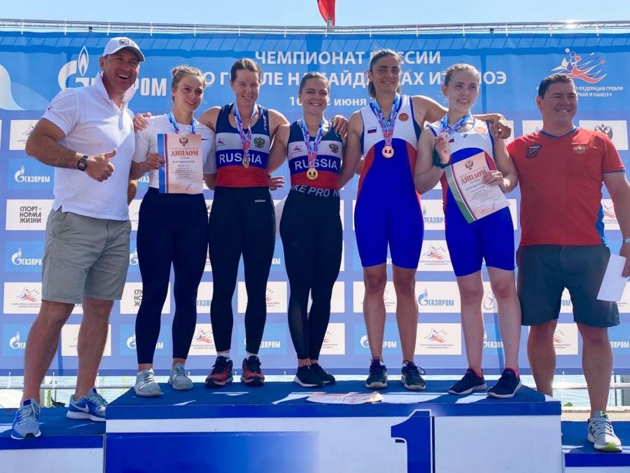 Ирина Андреева в паре с Олесей Ромасенко - чемпионка России в каноэ-двойке на олимпийской дистанции 500 м (видео)