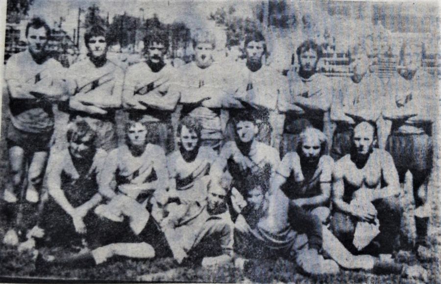 Команда футболистов Усть-Пристанского района - чемпион сельской олимпиады