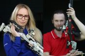 Бийчанин Сергей Каменский и Юлия Каримова из Ижевска проведут "бронзовый финал" Олимпиады с командой Кореи в стрельбе из пневматической винтовки