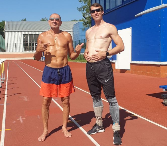 27 июля. Новогорск. Сергей Клевцов и Сергей Шубенков